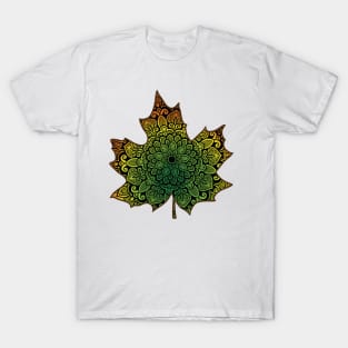 Colorful Maple leaf, fall season, autumn, festive season, holidays T-Shirt